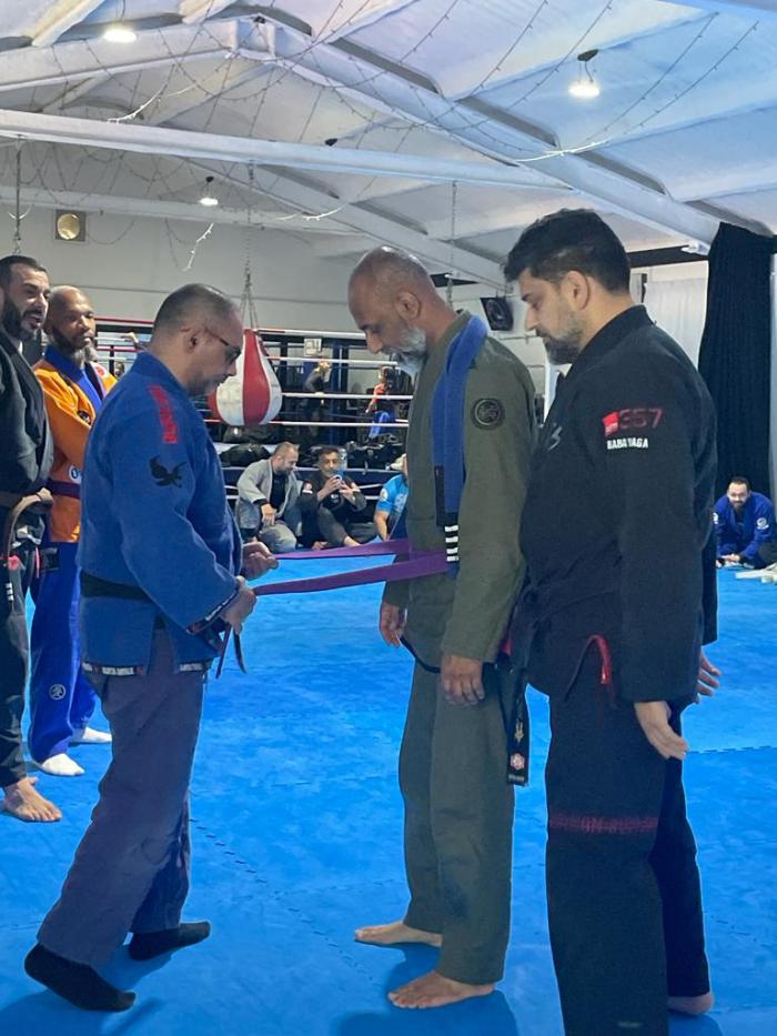 Purple belt · May 20, 2023 · Promoted by The Fighting Arts Academy