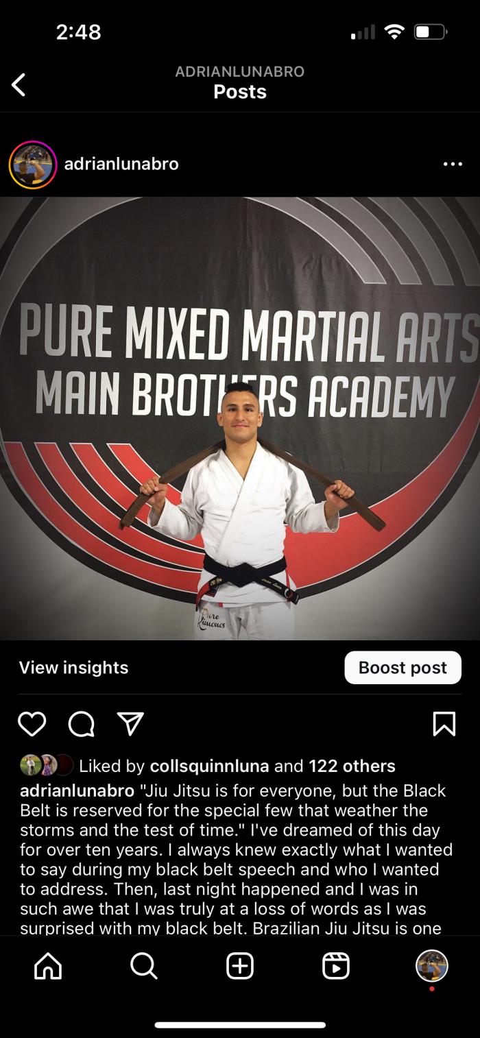 Black belt · June 27, 2017 · Promoted by Andy Main