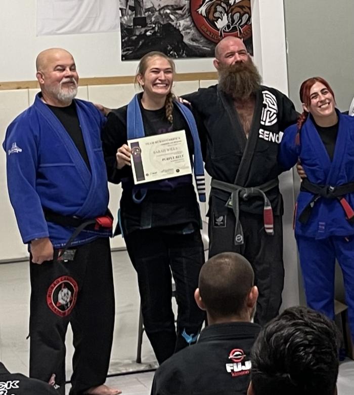 Purple belt · November 18, 2023 · Promoted by John Schell