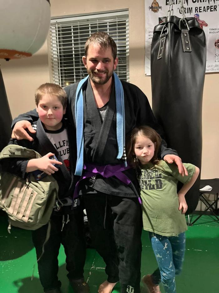 Purple belt · February 7, 2024 · Promoted by Brian Grinnell
