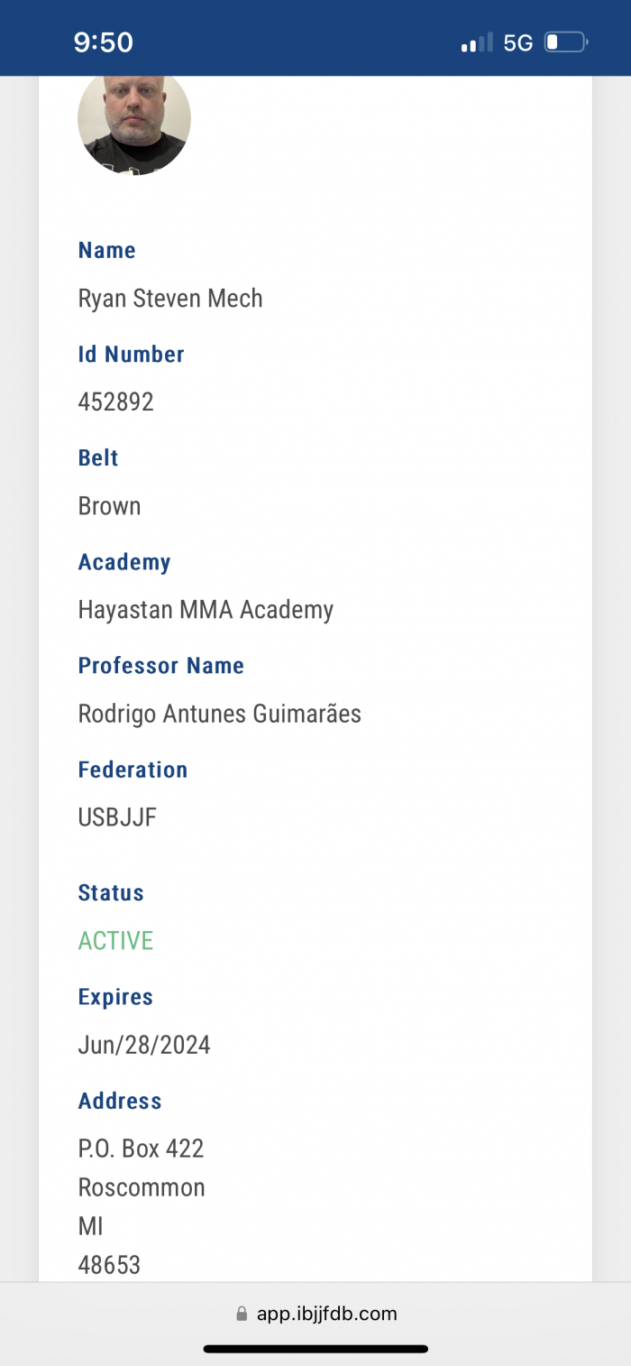 Brown belt · August 29, 2020 · Promoted by Gokor chivichyan