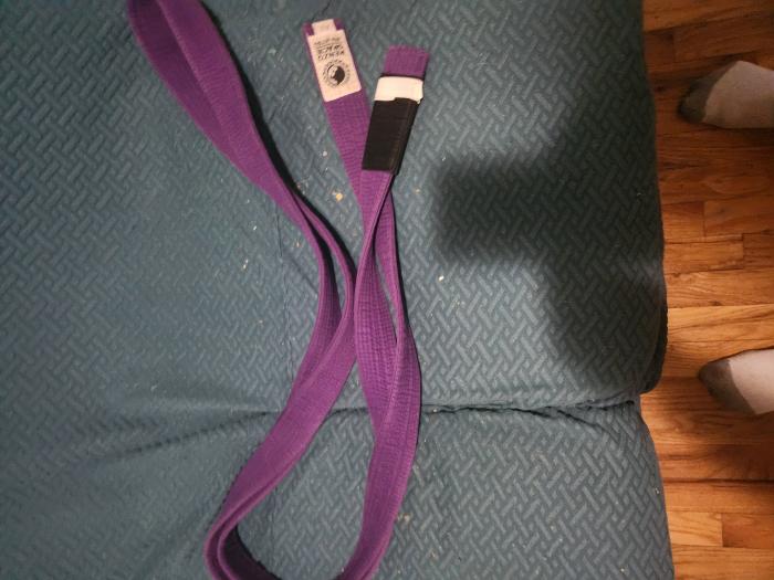 Purple Belt, 1 stripe