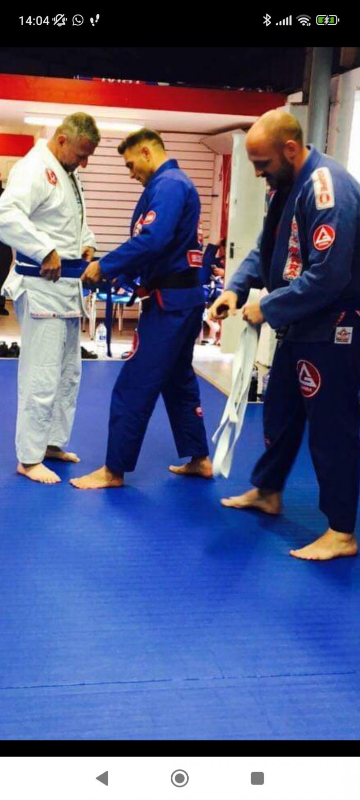 Blue belt · July 28, 2017 · Promoted by Nathan Roberts