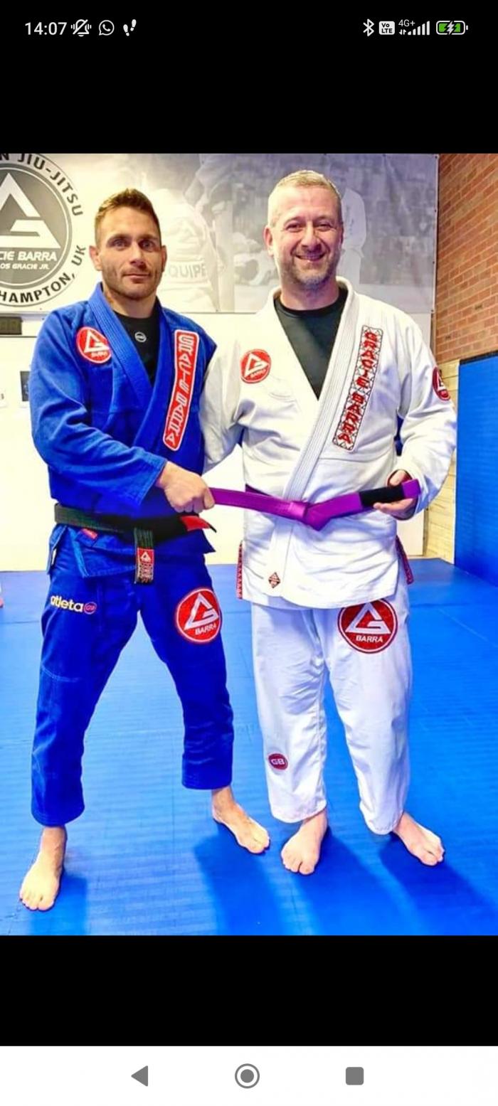 Purple belt · January 7, 2020 · Promoted by Nathan Roberts