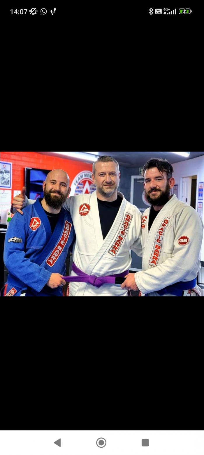 Purple belt · January 7, 2020 · Promoted by Nathan Roberts