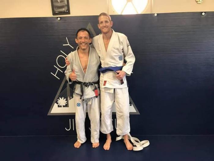 Blue belt · August 31, 2021 · Promoted by Michael Sanda