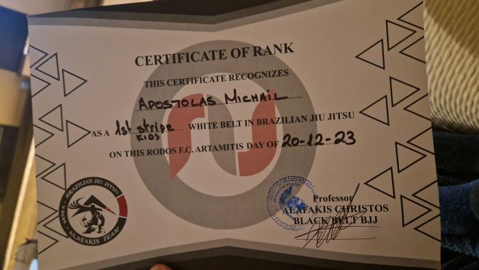 White belt · September 1, 2023