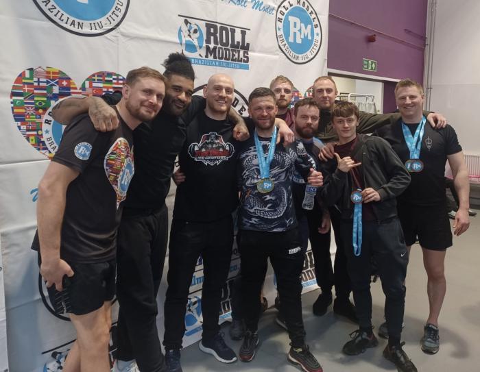 Coaching the team at roll models 22