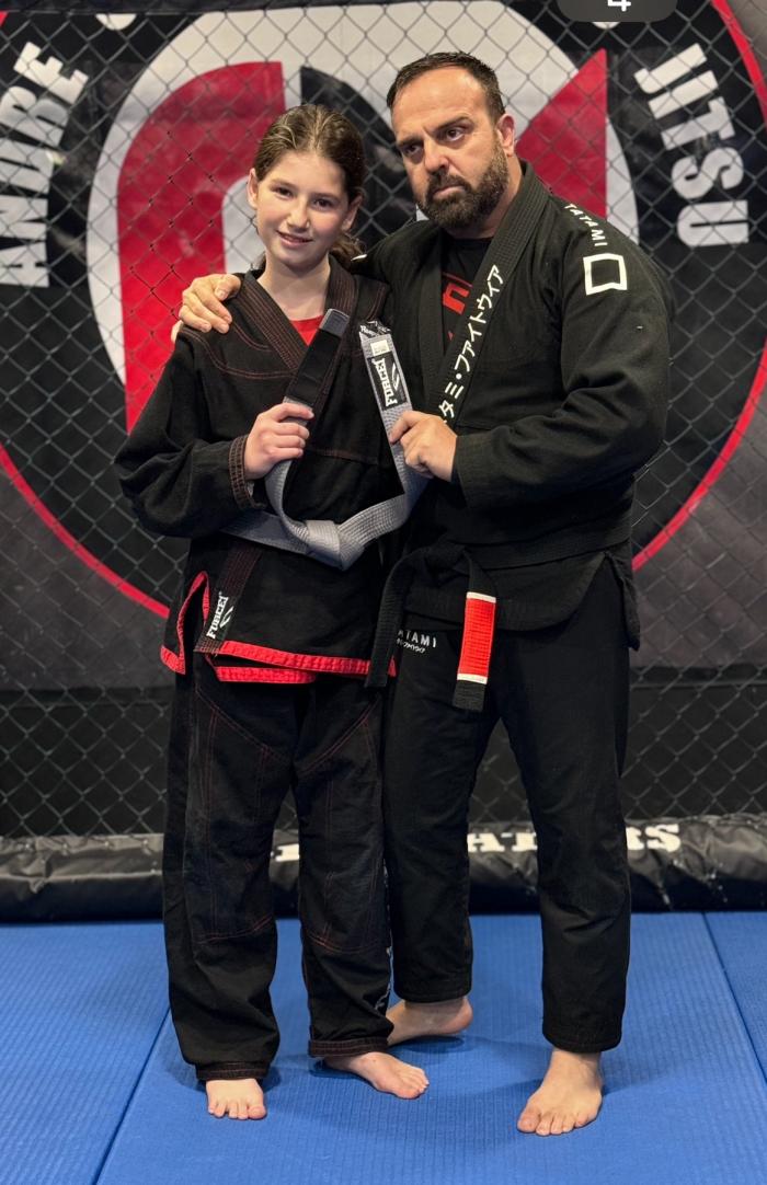 Gray belt · February 7, 2024 · Promoted by Alafakis Christos