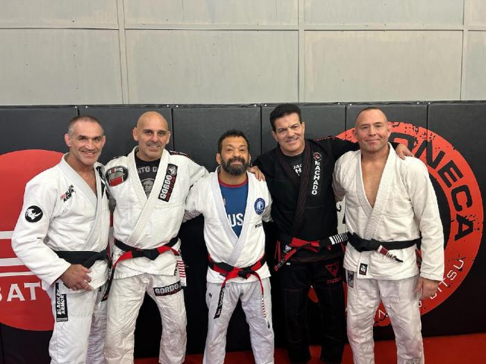 JJ Machado seminar and Soneca Coral Belt ceremony.