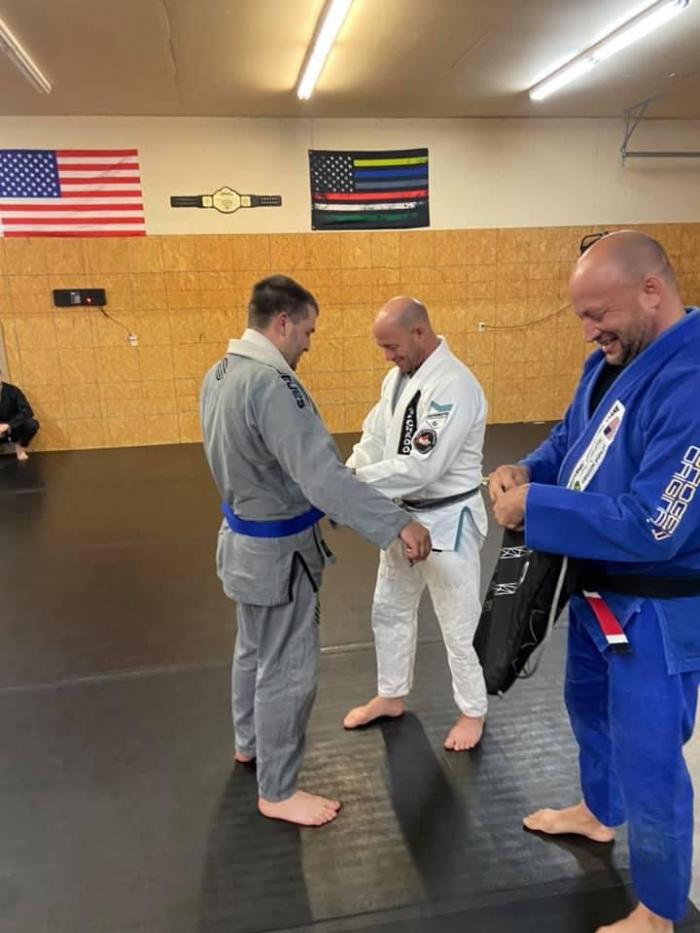 Blue belt · December 12, 2020 · Promoted by Matt tonubbee