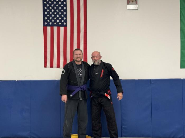 Purple belt · February 12, 2024 · Promoted by Bryan Baldwin