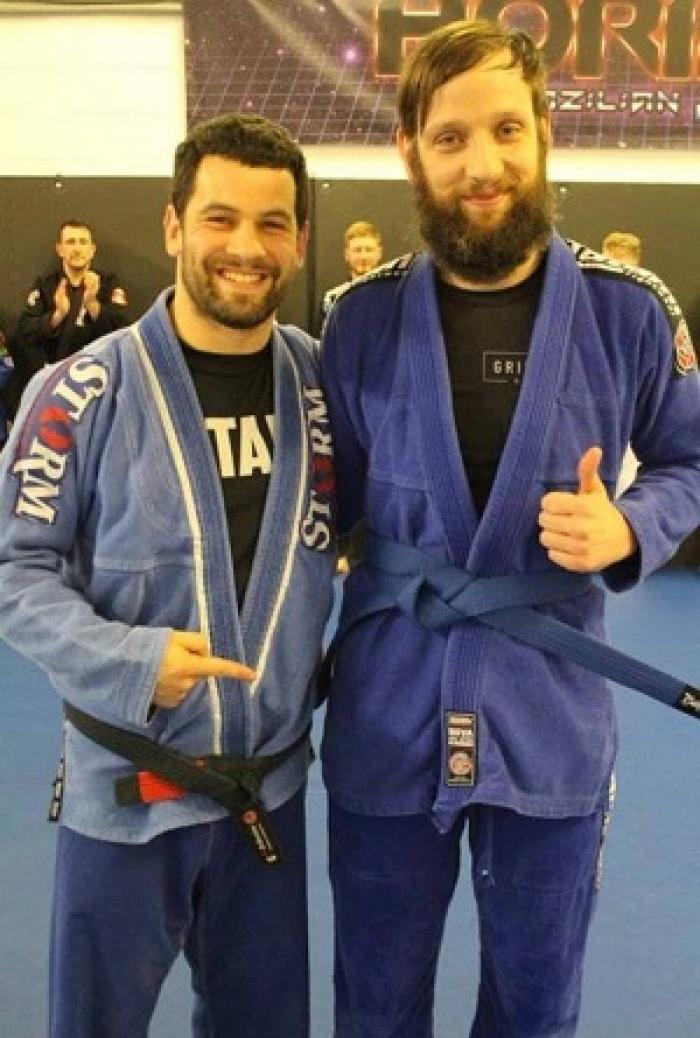 Blue belt · April 3, 2019 · Promoted by Jon Hand