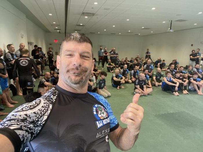 Selfie at the ninth annual Big Frog BJJ Retreat.