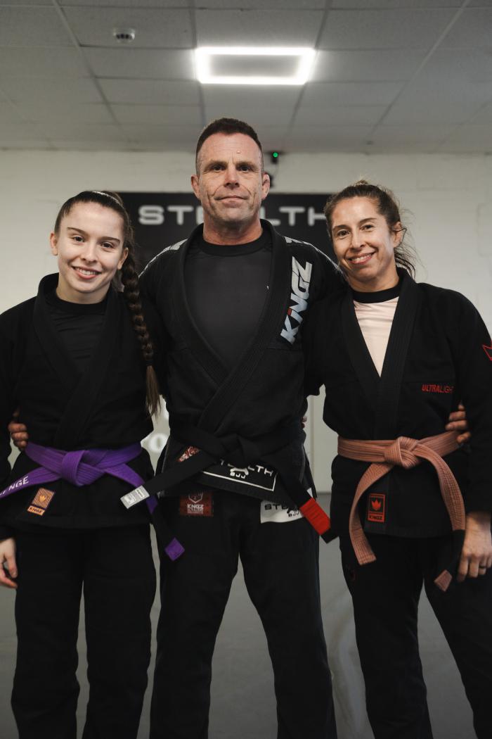 Family photograph at February grading 2024