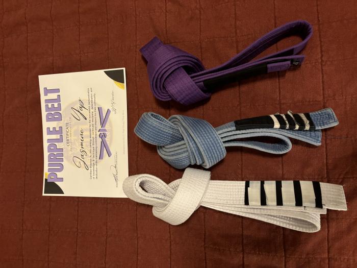 Purple belt · February 13, 2024 · Promoted by Radcliff Durousseau