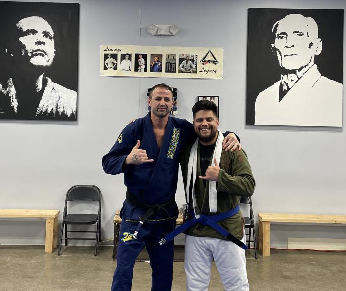 Blue belt · February 1, 2024 · Promoted by Seth Shamp