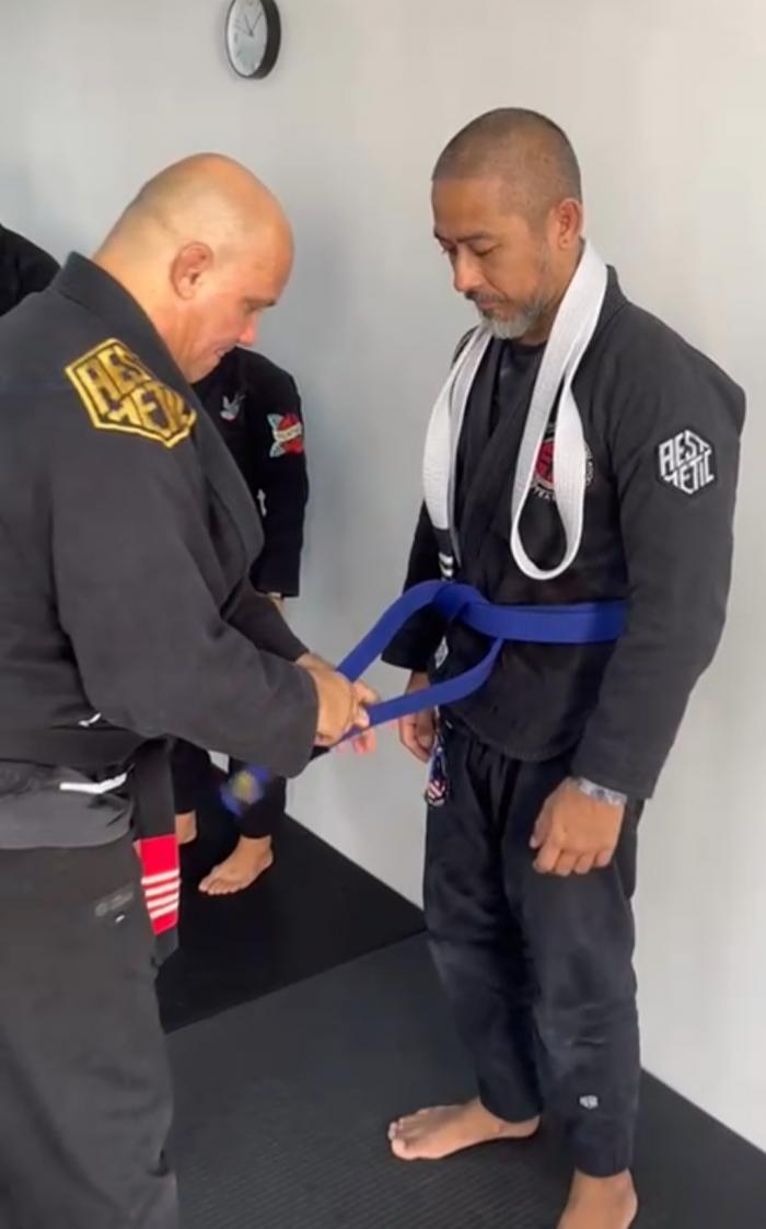 Blue belt · June 25, 2023 · Promoted by Professor Pedro Falbo