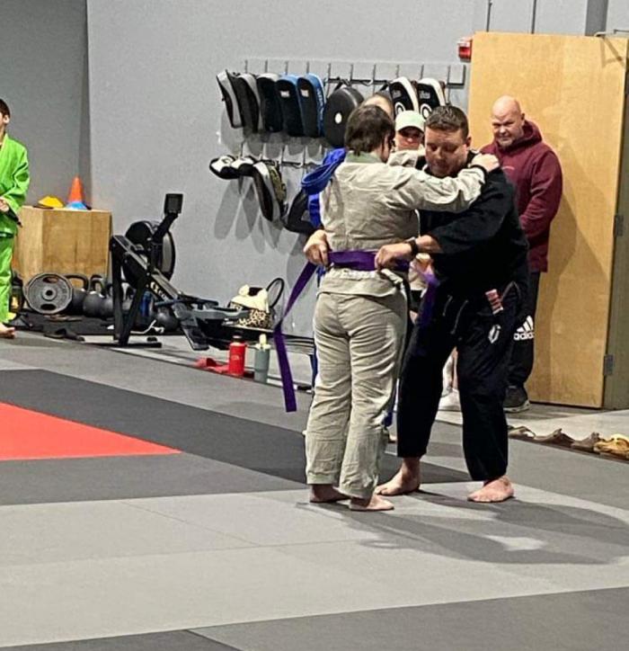 Purple belt · February 17, 2024 · Promoted by John Fain