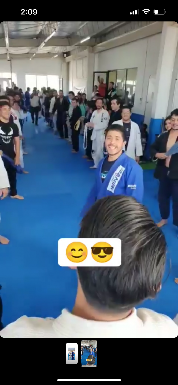 Blue belt · November 27, 2022 · Promoted by Daniel Nino de Rivera Garcia