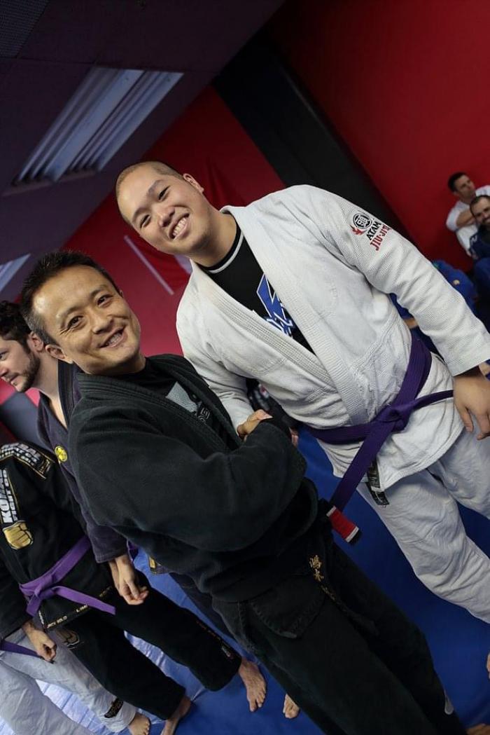Purple belt · November 3, 2012 · Promoted by Nobuya Shimamoto