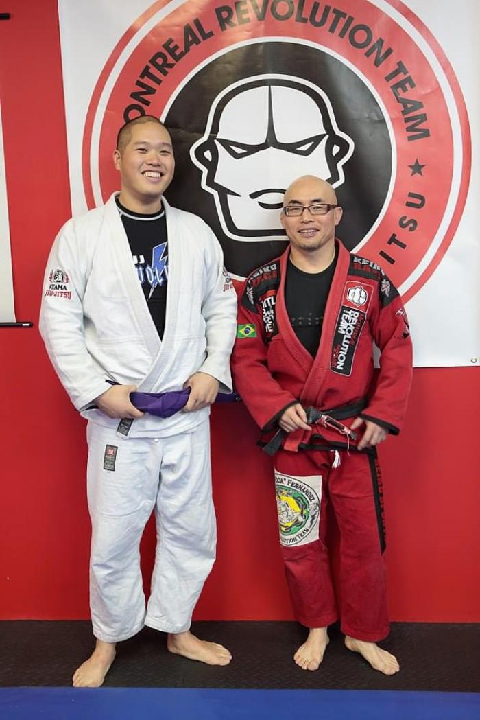 Purple belt · November 3, 2012 · Promoted by Nobuya Shimamoto
