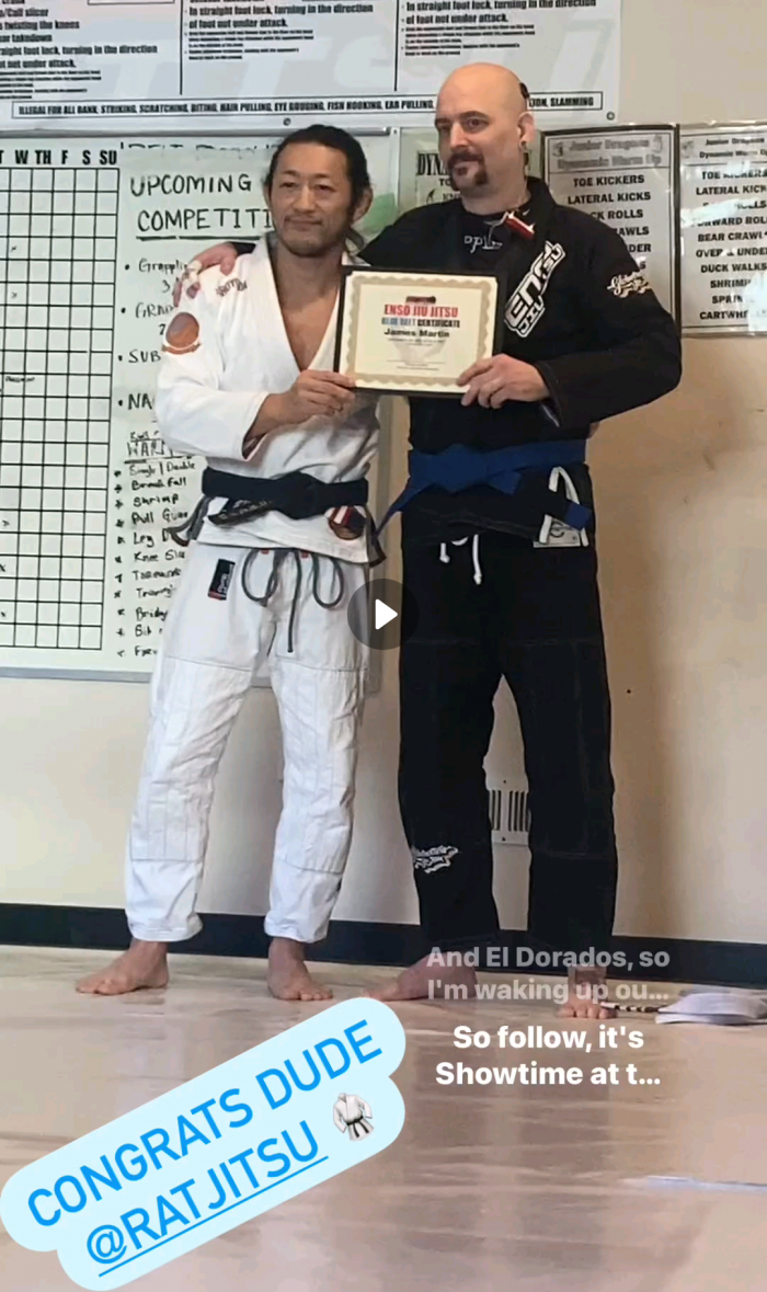 Blue belt · February 24, 2024 · Promoted by Keisuke Andrew