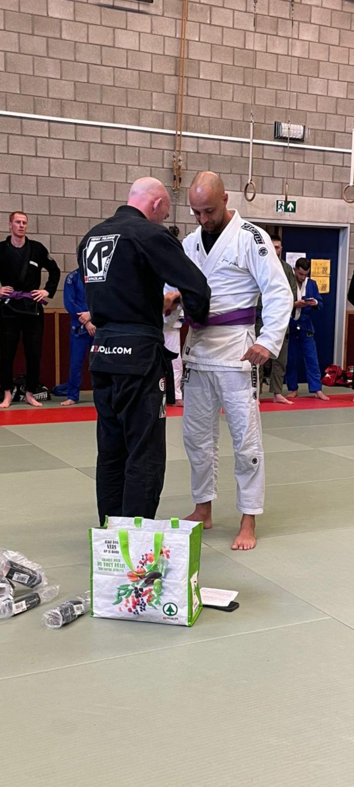 Purple belt · February 25, 2024 · Promoted by Kenny Polmans