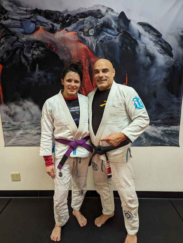 Purple belt · February 12, 2024 · Promoted by Brenton Fitzgerald