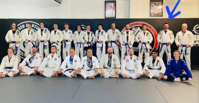 Blue belt · February 27, 2024 · Promoted by Mark Davies