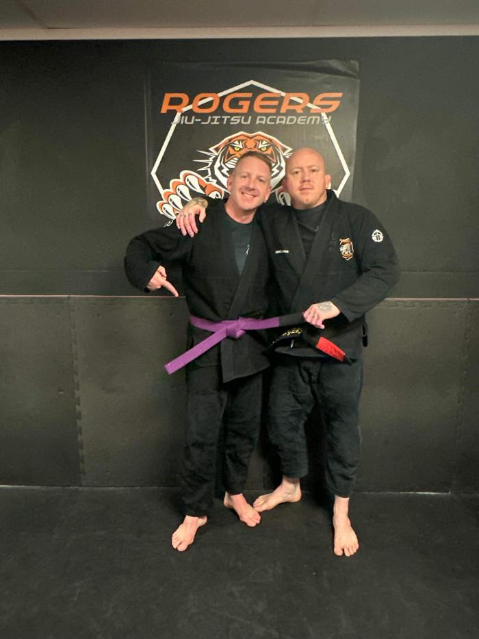 Purple belt · February 27, 2024 · Promoted by Aaron Rogers