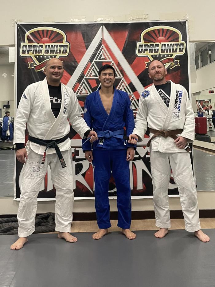 Blue belt · February 27, 2024 · Promoted by Justin Nelson