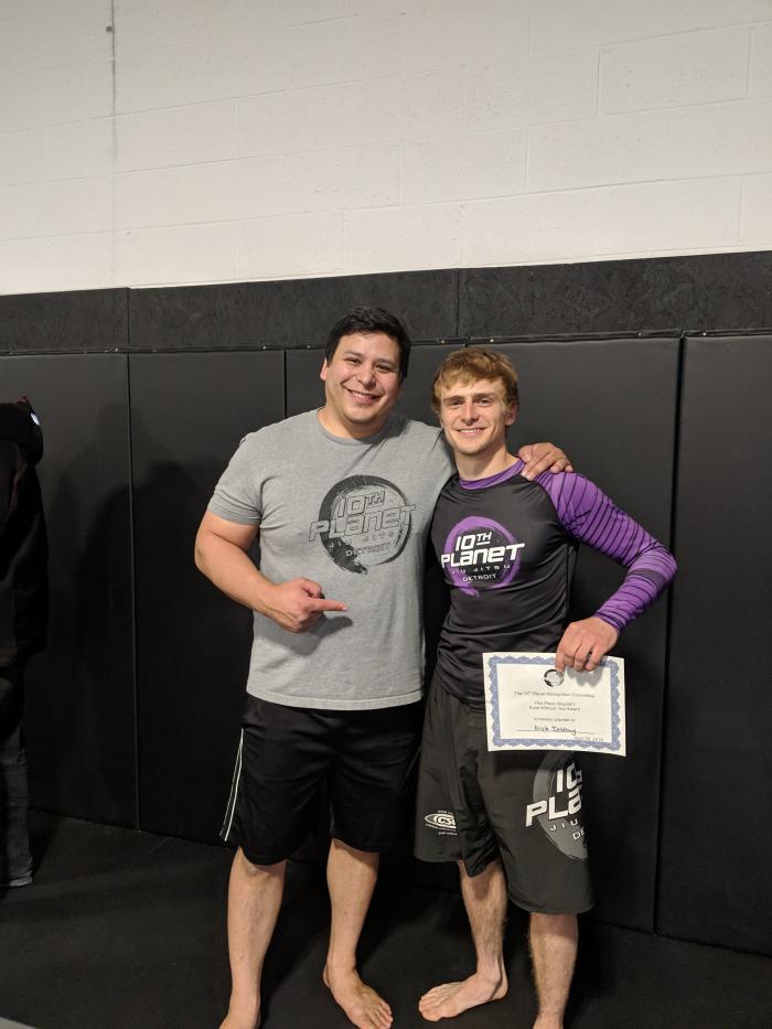 Purple belt · April 28, 2019 · Promoted by Adlai Cleveland