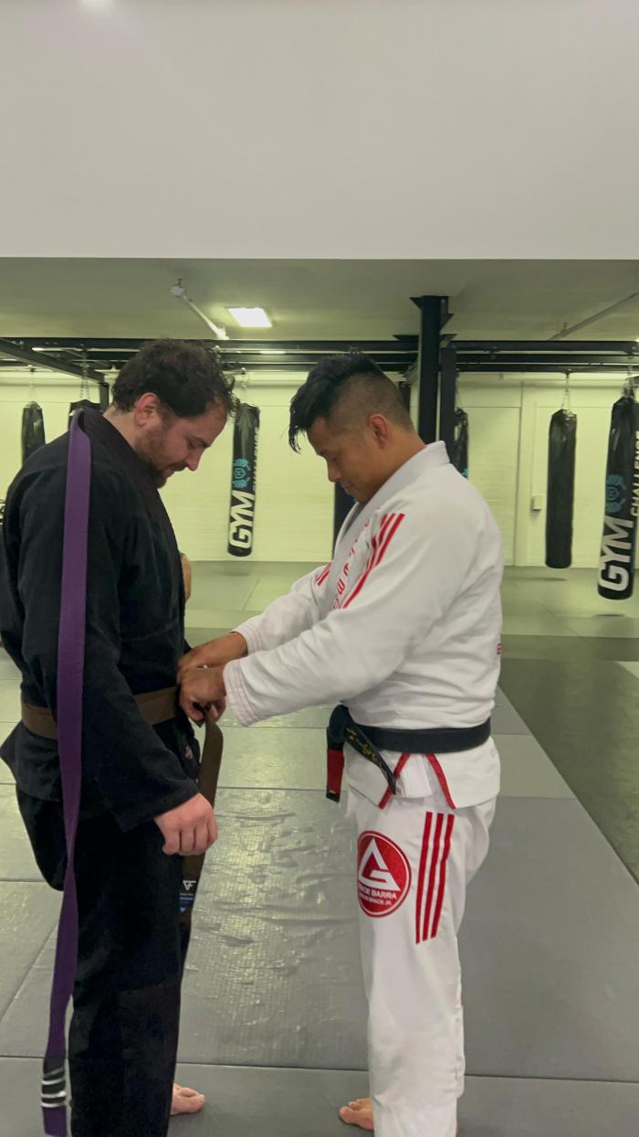Brown belt · February 20, 2024 · Promoted by Willy Ni