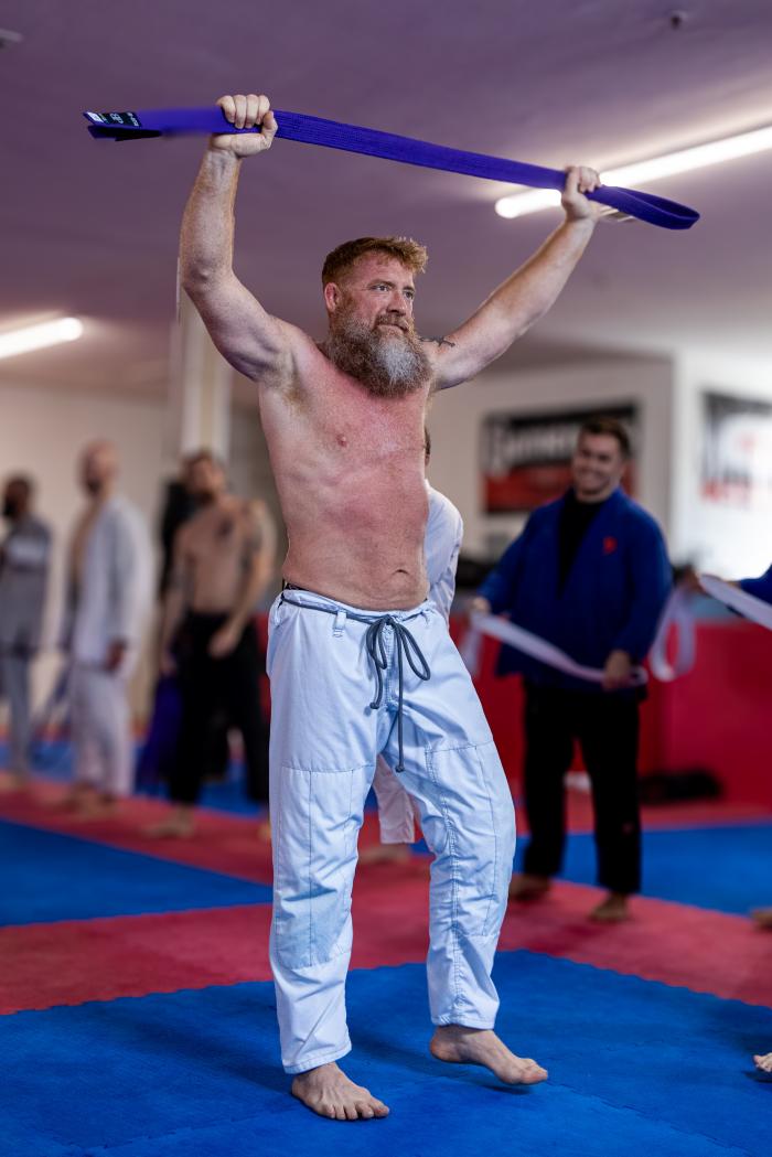 Purple belt · March 9, 2024 · Promoted by Stuart Langley