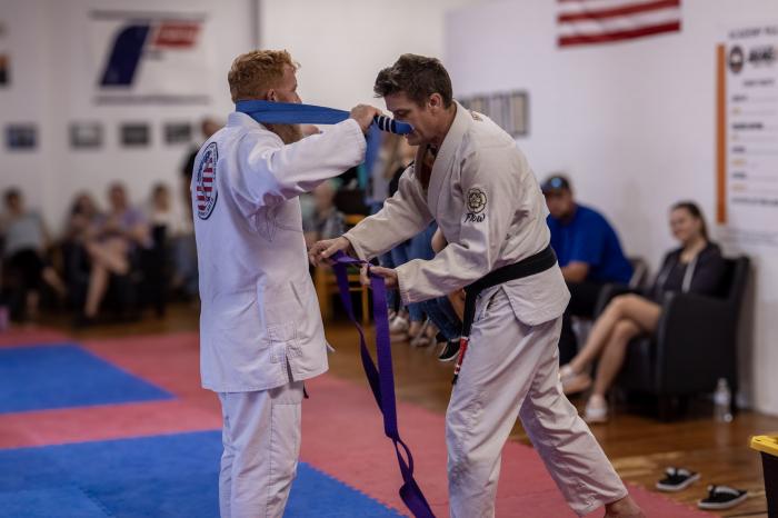 Purple belt · March 9, 2024 · Promoted by Stuart Langley