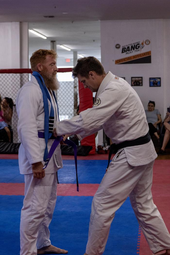 Purple belt · March 9, 2024 · Promoted by Stuart Langley