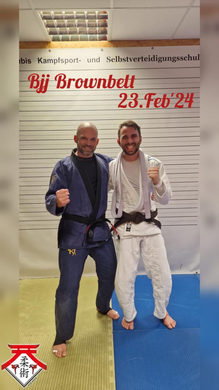 Brown belt · February 23, 2024 · Promoted by Sebastian Kubis