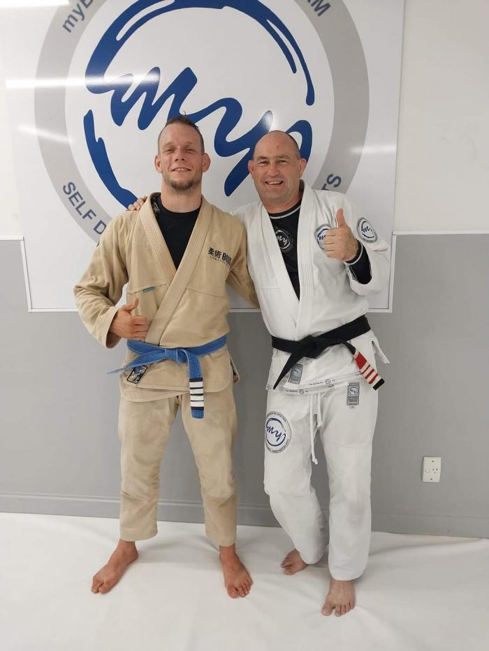 Blue belt · November 26, 2021 · Promoted by Stuart Marks
