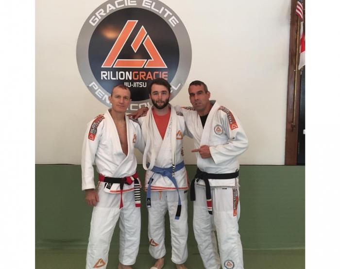 Blue belt · June 11, 2016 · Promoted by Rilion Gracie