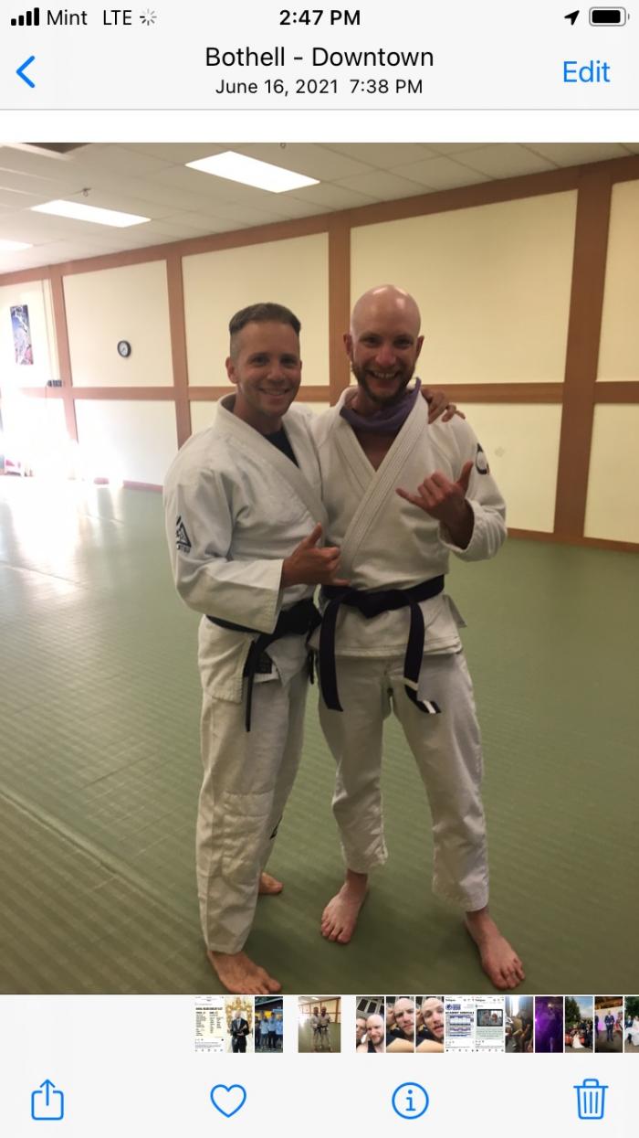 Purple belt · June 16, 2021 · Promoted by Bryan Alvarez