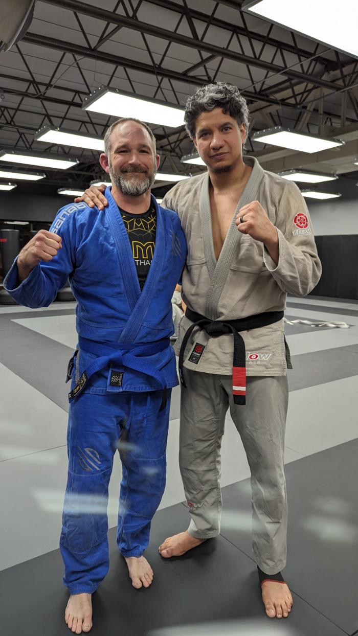 Blue belt · February 12, 2024 · Promoted by Radcliff Durousseau