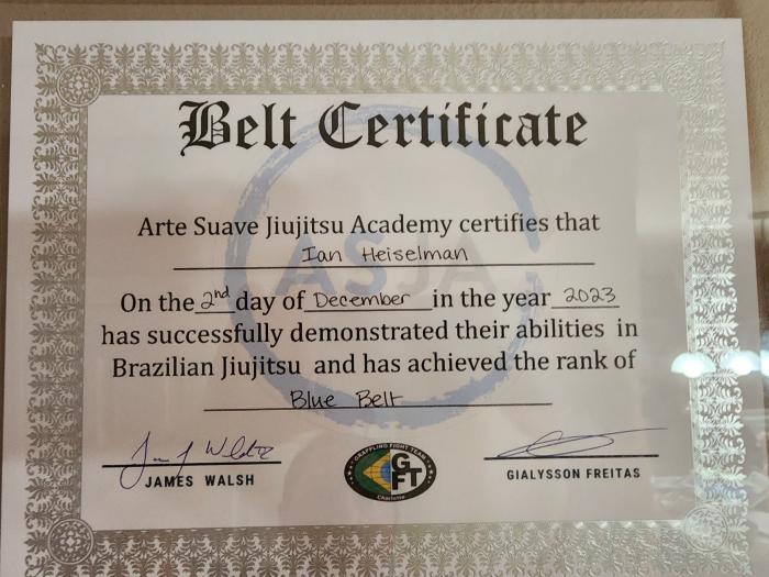 Belt certification