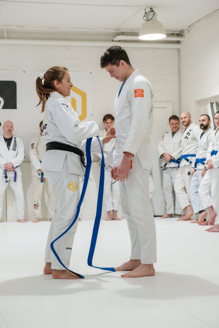 Blue belt · March 15, 2024 · Promoted by Shanti Abelha