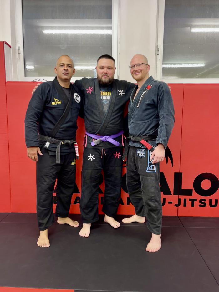 Purple belt · March 17, 2024 · Promoted by Ari Galo