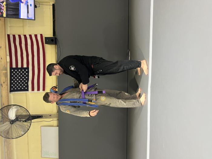 Purple belt · March 23, 2024 · Promoted by Steven Alexander