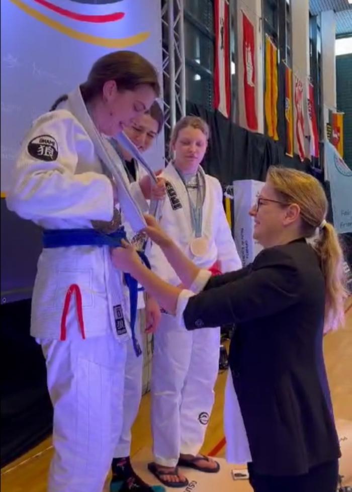 Blue belt · March 17, 2024 · Promoted by Kathrin Herbst