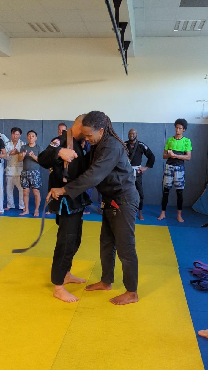 Black Belt with Mestre Davis Pierre-Louis