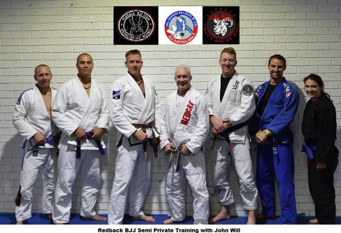 My blackbelt grading in 2017 by John Will, with Travis Faure, Tristan Hedger, George Jukes present