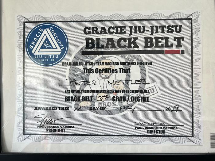 Black belt 3rd degree · May 11, 2019 · Promoted by Franco Vacirca
